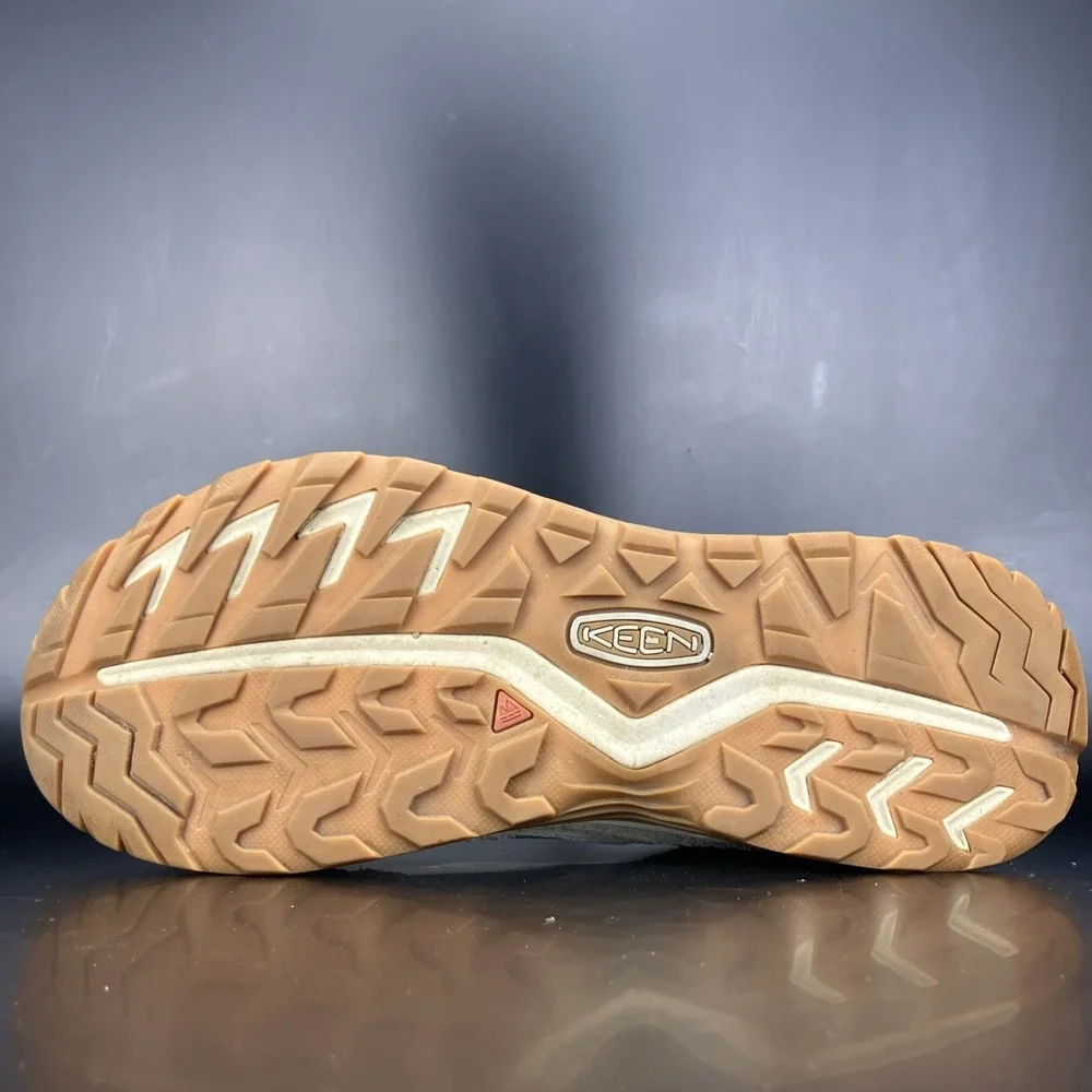 KEEN Hightrail Waterproof Hiking Shoe - Men Size 10.5 'Brindle/Birch' (1030511)